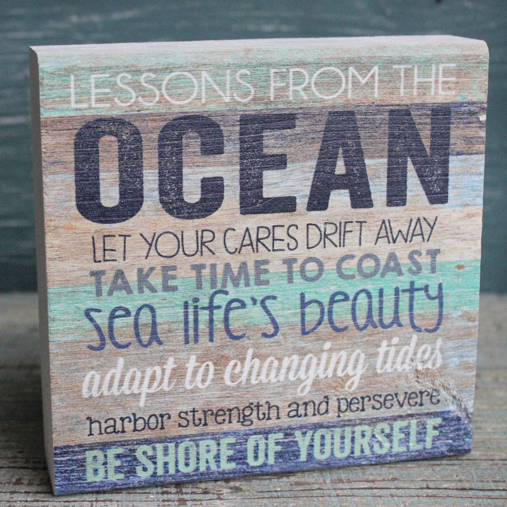 Lessons From the Sea